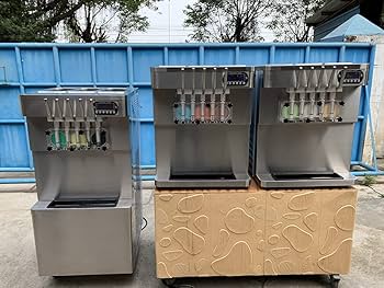 廃盤品レア動作確認済みソフトアイスクリームディスペンサー業務用重機お店舗コンビニ Amazon | NVCAYLI業務用ソフトアイスクリームマシン、110V 1200W